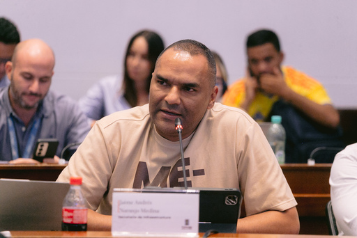 Secretario de infraestructura Jaime Andrés Naranjo